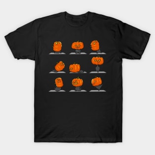 Pumpkin Yoga Halloween T-Shirt